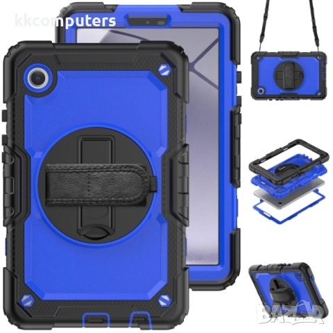 Samsung Galaxy Tab A9 Удароустойчив Калъф и Протектор, снимка 7 - Калъфи, кейсове - 52987357