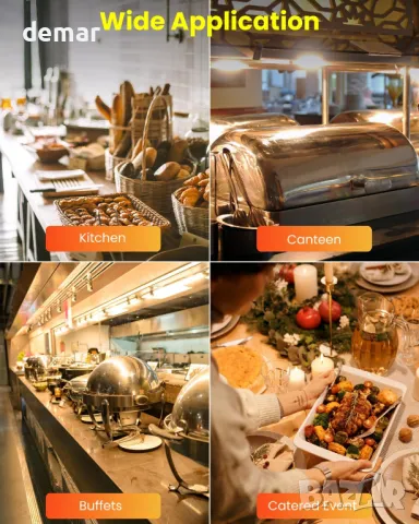 BrightArk Лампи за Храна: 500W, 240v J118 R7S, Безопасни, 4бр., снимка 7 - Други - 49809921