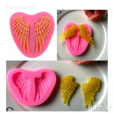 3798 Форма ангелски крила, снимка 5 - Форми - 38910857