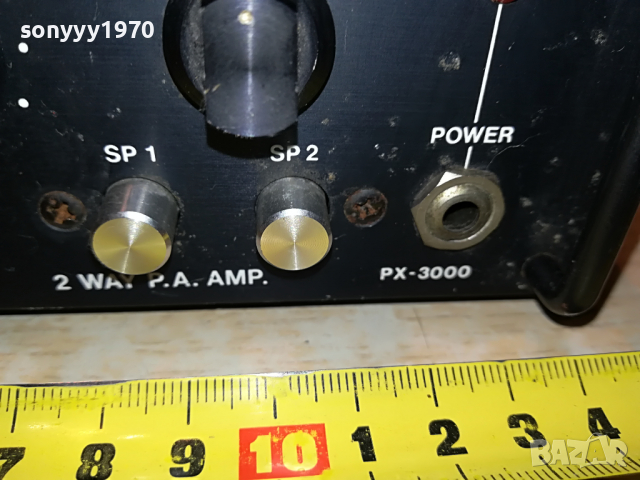 INTER-POWER PX-3000 2WAY PA AMPLIFIER-GERMANY 0204222113, снимка 10 - Ресийвъри, усилватели, смесителни пултове - 36322302