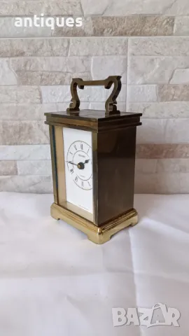 Стар бронзов часовник - METAMEC - Made in England - 1970г.  , снимка 4 - Антикварни и старинни предмети - 49083020