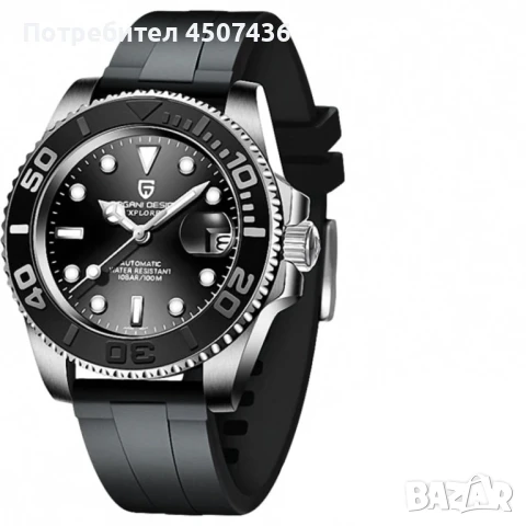 PAGANI DESIGN EXPLORER автоматичен часовник с механизъм SEIKO NH35, стъкло сапфир, водоустойчив , снимка 3 - Мъжки - 51208647