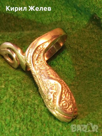 ЗМИЕВИДЕН СРЕБЪРЕН ФИГУРАЛЕН РЯДЪК АРТ ПРЪСТЕН СРЕБРО 925 с БЯЛА ПОЗЛАТА ФЕШЪН БИЖУ 35018, снимка 17 - Пръстени - 39507736