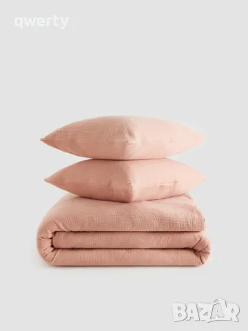 Нов комплект спално бельо от памучен муселин
