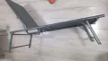 Шезлонг GREEN с регулируема височина до 120 кг 180x55x32/91 см сив, снимка 8