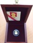 Златен медал Свети Мина с кутия, снимка 1 - Други ценни предмети - 41940871