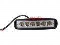 Халоген LED работна лампа 18W ( 3W x 6pcs ) 15,5 см. 9V-32V Джип АТВ Коли, Камиони, Бусове, Лодки и , снимка 4