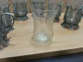 стари руски стакани подстакани филигран , снимка 8
