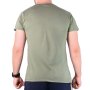 Военна Тениска T-Shirt цвят Olive, снимка 3