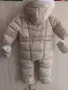 бебешки зимен космонавт (ескимос) в бежов/екрю цвят с качулка с пух и прикрепени ръкавичкиFred & Fl , снимка 2