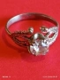 Винтидж сребърен пръстен с камък МОЙСАНИТ филигранна изработка елегантен стилен дизайн 52445, снимка 8