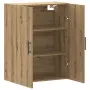 vidaXL Стенни шкафове, дъб артизан, 69,5x34x90 см, снимка 7