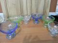 ретро стъклени купички , снимка 4