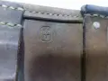 Автентична швейцарска кожена военна паласка (1954 г.) – перфектно състояние , снимка 7