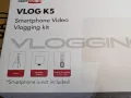 USKEYVISION комплект за Vlogging, безжичен петличен микрофон, 150 см, снимка 9