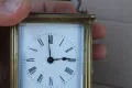 Стар каретен бронзов пътнически часовник , снимка 11
