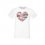 Мъжка тениска Свети Валентин Love Word Heart