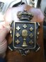 Стар бронзов герб , снимка 1 - Други ценни предмети - 42254215
