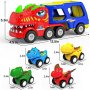 Нови Играчки за Деца/Динозавър 5 в 1 камион коли/1-4 год., снимка 4