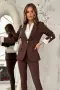 Сако “Brown Modern Suit” – кафяво елегантно сако арт.1546, снимка 1