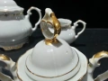 Стар български порцелан чайник заханица латиера , снимка 10