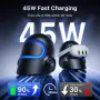 Зарядна станция Aubika VR CyberCore Lite 45W за Meta Quest 3/3S, Vision Pro, Pico, снимка 5