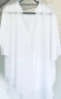 Италианска бяла блуза- туника, снимка 2