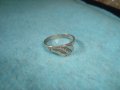 СТАР СРЕБЪРЕН АРТ ОРНАМЕНТИРАН ПРЪСТЕН ВИСОКА ПРОБА ОКСИДИРАНО СРЕБРО МАЙСТОРСКА РАБОТА АНГЛИЯ 25665, снимка 8