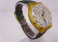 SWATCH Кварцов часовник с ден и дата, снимка 3