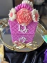 3D чанта аранжирана със сапунени цветя прекрасен подарък за 8 март, снимка 11