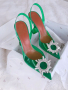 Дамски елегантни сандали Amina Muaddi (35-40) - реплика, снимка 4