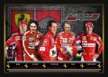 Ферари Ferrari плакат легенди Шумахер Лауда 2бр, снимка 2