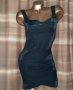 Н&М S/M Черна брокатена къса рокля, снимка 1