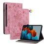 Samsung Galaxy Tab S9+ SM-X816 Butterfly Rose Кожен Калъф и Протектор, снимка 1