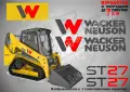 WACKER NEUSON строителна техника и механизация стикери, снимка 17
