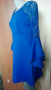 Прелестна синя рокля, от неопрен, с дантела🍀❤S/M, M/L❤🍀арт.4067, снимка 2