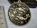 СБХ BULGARIE Стар ЗОДИАКАЛЕН МЕДАЛЬОН ЗОДИЯ РАК - ХУДОЖЕСТВЕНА МАЙСТОРСКА ИЗРАБОТКА 49331, снимка 9