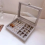 Кутия за бижута, Hggzeg, Преносима, Прахоустойчива, За пръстени, Колиета, снимка 7