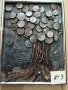 Картина , пано, "Дървото на парите", снимка 5