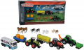 Majorette - Big Farm-Четири селскостопански превозни средства 212057452, снимка 1 - Коли, камиони, мотори, писти - 36318584