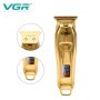 Maшинка за подстригване VGR 965, дисплей, 4 приставки, 5W, метален корпус, USB зареждане