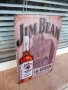 Метална табела уиски Jim Beam Bourbon since 1975 дестилерия бутилка рекламна, снимка 2