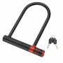 Катинар за колело, Заключващо устройство, Ключ, за велосипед, 180мм х 320мм, Черен, снимка 2