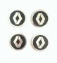 стикери метални за капачки за джанти или тасове за Рено Renault, снимка 1 - Аксесоари и консумативи - 38627250