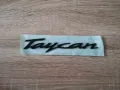 Порше Porsche Taycan надпис емблема черен гланц, снимка 4