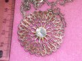СТАРИНЕН ФИЛИГРАНЕН СРЕБЪРЕН МЕДАЛЬОН с ПЕРЛА и СРЕБЪРНА ВЕРИЖКА - СРЕБРО ВИСОКА ПРОБА 41899, снимка 10