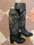Zara черни кожени ботуши н.37, снимка 2