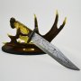 Трофеен нож с настолна поставка Орел, снимка 1 - Ножове - 42106334