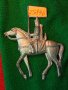 СТАРА ФИГУРКА ОЛОВЕН ВОЙНИК КОННИК РИЦАР ЗНАМЕНОСЕЦ ВОИН за КОЛЕКЦИЯ ДЕКОРАЦИЯ 25846, снимка 2