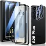 Нови 2+2 комплект закален стъклен протектор за Samsung Galaxy S25+ Самсунг, снимка 1